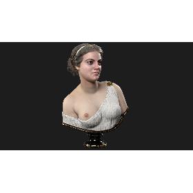 3D Greek Woman Bust model